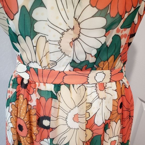 ModCloth Flolal Maxi Dress Size S - Picture 4 of 14
